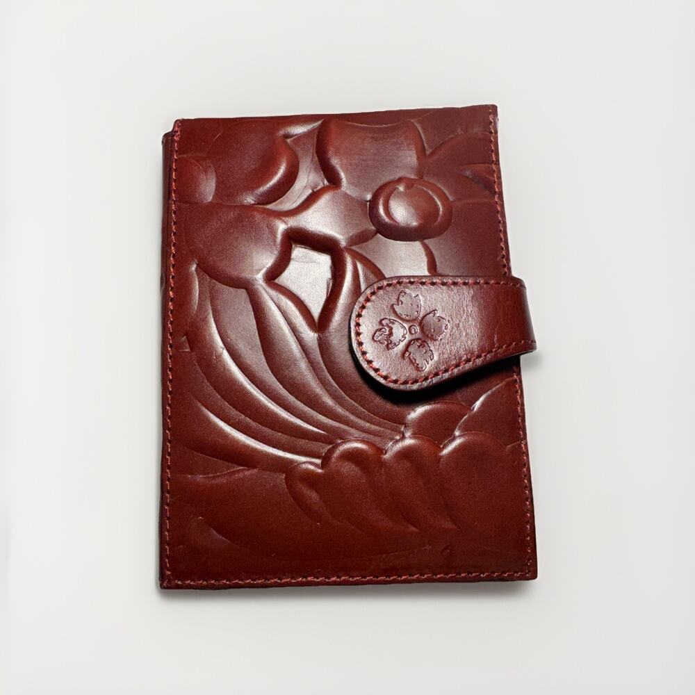 Patricia Nash Passport Case 100% Full-Grain Leather A71007 FLORENCE PC